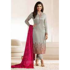 Grey Georgette Suit Indian Designer Salwar Kameez