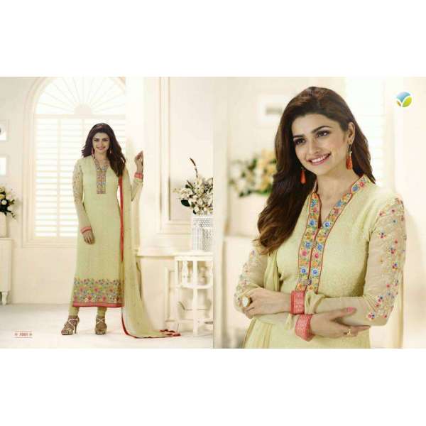 K3217 CREAM COLOUR KAEESH PRACHI SALWAR KAMEEZ SUIT