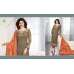 Mehndi Green & Orange Pakistani Salwar Suit