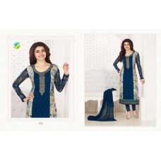Blue Punjabi Suit Pakistani Designer Salwar Kameez