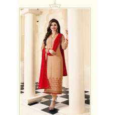 Peach Designer Punjabi Dress Indian Party Salwar Suit