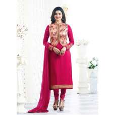 Hot Pink Party Dress Modern Salwar Kameez