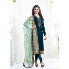 Blue Wedding Salwar Suit Fancy Pakistani Designer Dress
