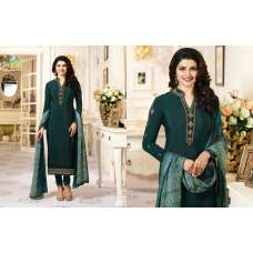 Teal Royal Kaseesh Crepe Silkina Designer Salwar Suit 
