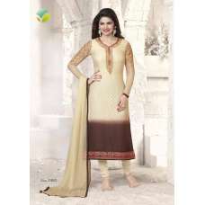 Beige Indian Designer Salwar Suit Ethnic Wedding Dress