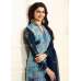 Blue Printed Salwar Kameez Summer Pakistani Suit