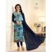 Blue Printed Salwar Kameez Summer Pakistani Suit