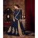 Blue Ball Gown Indian Designer Party Wear Maxi