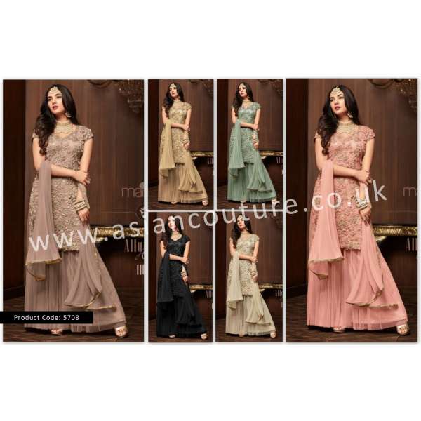 Pakistani Indian Party Wear Sharara Suits