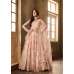 PEACH INDIAN DESIGNER PARTY & WEDDING GOWN 
