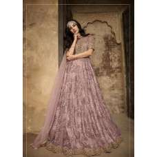 ROSE PINK INDIAN WEDDING WEAR INDO WESTERN GOWN