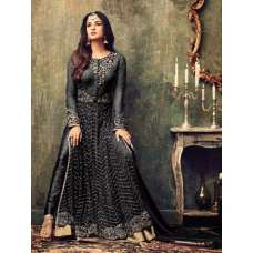 Black Indian Ethnic Suit Designer Evening Dress