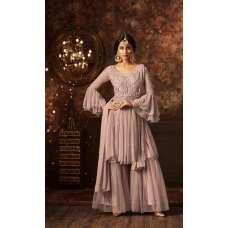 ROSE INDIAN WEDDING GHARARA STYLE DRESS 