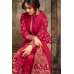 Red Traditional Anarkali Dress Designer Embroidered Party Suit