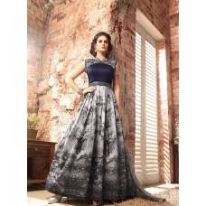 ZMA3406 PURPLE AND GREY MAISHA LAVISH 3 PARTY WEAR SUIT 