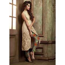 ZMA19004 BEIGE MAISHA ADDICTION 5 PARTY WEAR SUIT 