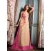 Beige & Pink Indian Party Lehenga Elegant Dress