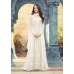 BRILLIANT WHITE INDIAN PAKISTANI PARTY WEAR ANARKALI DRESS