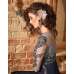 MN2702 SNORKEL BLUE MAISHA NEERJA GEORGETTE SUIT