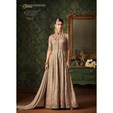  Beige Pakistani Wedding Party Bridesmaid Designer Gown 