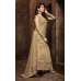 Beige Embellished Trail Dress Indian Party Wear Suit