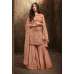 SALMON COLOUR BEST SELLING INDIAN GHARARA SEMI STITCHED SUIT ( DELIVERY IN 2 WEEKS )
