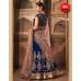 Heavy Indian Lehenga Blue Embroidered Wedding Outfit