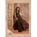 Dark Brown Bridesmaid Dress Side Slit Silk Gown