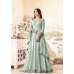 Sky Blue High Low Dress Indian Designer Anarkali Suit