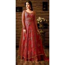 MAROON WEDDING WEAR INDIAN ANARKALI DRESS