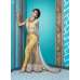 Yellow Net Indian Sequin Party Dress