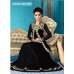 Black Evening Gown Jacket Anarkali Suit