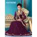 Purple Indian Ethnic Gown Elegant Evening Dress
