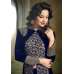 M23001-B BLUE MOHINI COLOUR ADDICTION VELVET SUIT