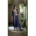 M23001-B BLUE MOHINI COLOUR ADDICTION VELVET SUIT