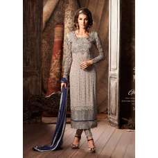 SLEET GREY MOHINI GLAMOUR VOL 34 SEMI STITCHED DESIGNER SALWAR SUIT