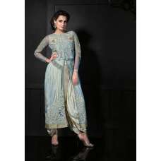 Silver Indian Evening Party Salwar Suit