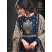 TEAL BLUE SILK EMBROIDERED ASIAN WEDDING GOWN (2 weeks delivery)