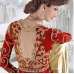 SAINX 12003-B  Z PLUS GOLD AND RED COLOUR LEHENGA DRESS