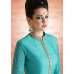 LIMPET SHELL BLUE ELEGANT NAIRRA NAKKASHI STRAIGHT CUT SUIT 