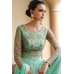 Turquoise Fancy Indian Wedding Gown