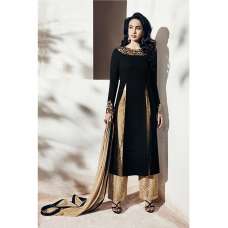 Black & Beige Pakistani Designer Salwar Suit