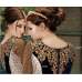Gold and Blue Indian Wedding Bridal Gown