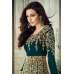 TEAL BLUE SUMMER PARTY WEAR INDIAN GEORGETTE DRESS