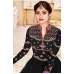 BLACK WEDDING WEAR SEMI STITCHED ANARKALI DRESS