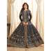 BLACK INDIAN SLIT STYLE ANARKALI DRESS