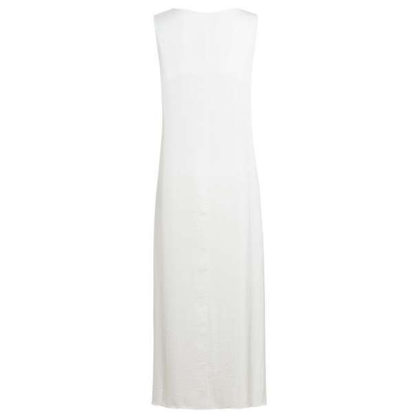 White Silk Slip Dress