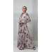Pink Floral Maxi Inspired Open Abaya