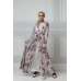 Pink Floral Maxi Inspired Open Abaya