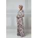 Pink Floral Maxi Inspired Open Abaya